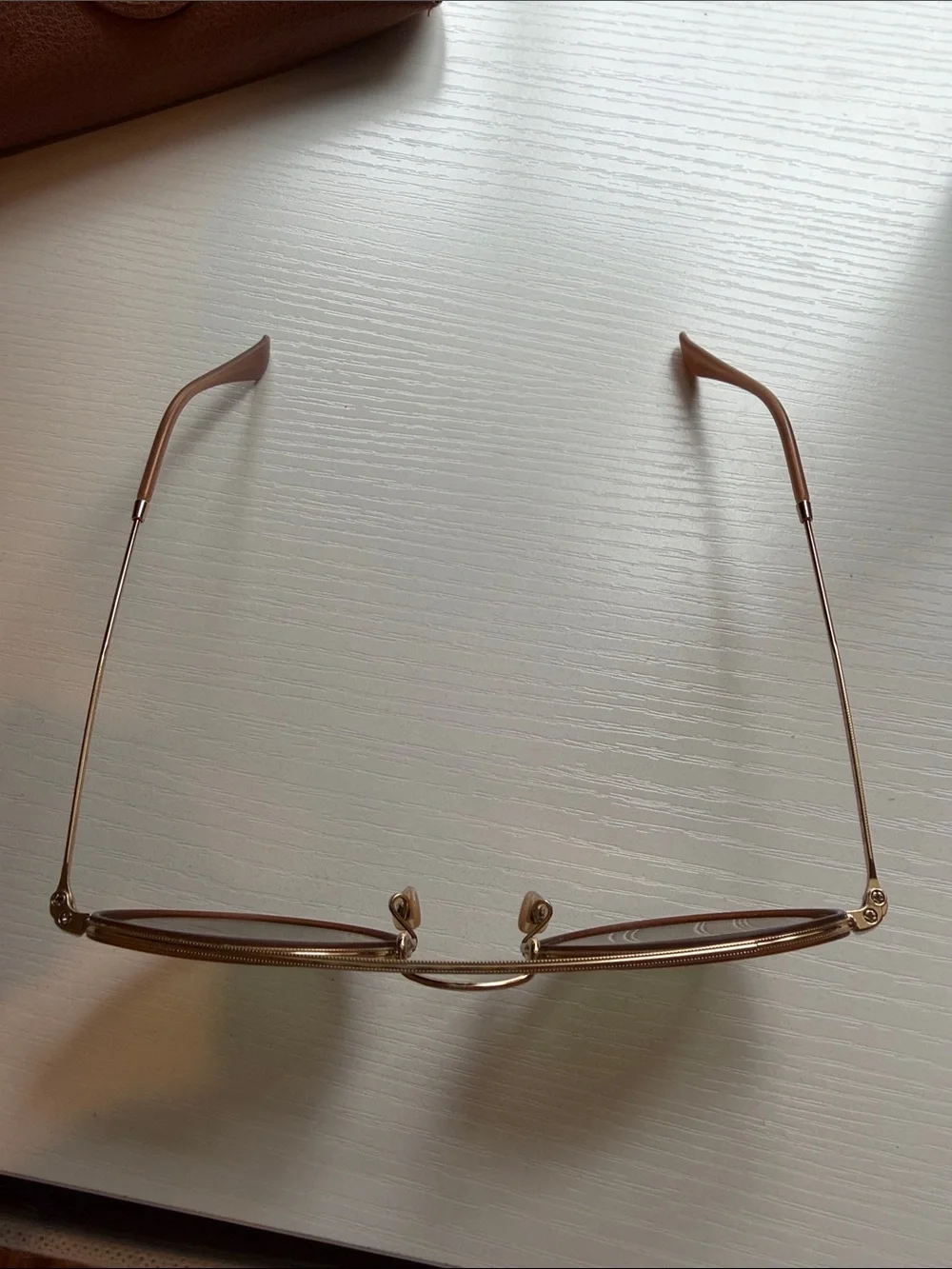 Ray-Ban Women’s Brown Frame with Orange Tinted Lens Round Sunglasses